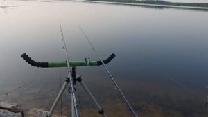 Вечерняя рыбалка на озере Свирь.