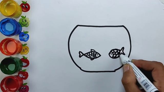 Bolalar uchun akvarium chizish/Drawing aquarium for children/Рисование аквариум для детей смотреть онлайн