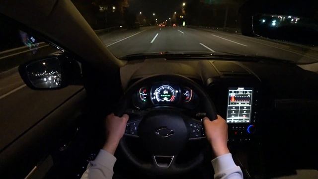2021 Renault Samsung New QM6 GDe premire POV night drive смотреть онлайн