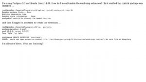 How do I install/enable the uuid-ossp extension on Postgres 9.3? (2 Solutions!!)