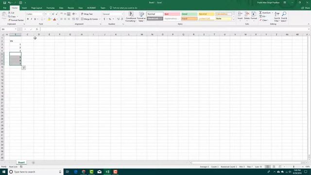 MS Excel Tutorial - Lesson 13 - Undo and Redo