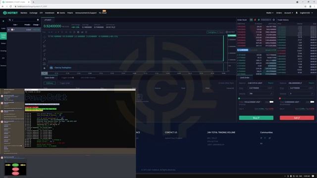 Hotbit Bot for Pumps and Dumps  #Cryptosniper