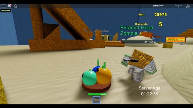 SOY UNA TRIPITIDORA - Plants vs Zombies Roblox смотреть онлайн