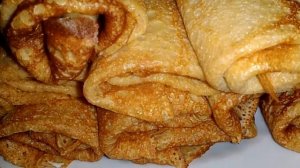 Блины из ржаной муки на молоке