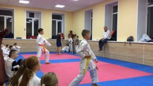 Подготовка к экзамену на оранжевый пояс, ката каратэ WKF, школа олимпийского резерва №3