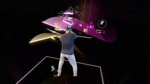 Beat Saber (бит сейбер)Lets Love -David Guetta, Sia (Expert). Mixed Reality (смешанная реальность)