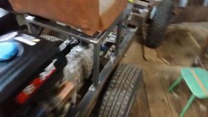 Установка двигателя, сцепления, КПП на мини погрузчик.