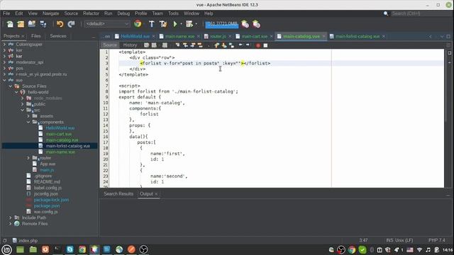 Vue. Передача данных в компоненты. Методы. Быстрый старт. Урок 5 смотреть онлайн