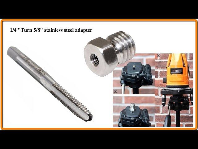 Дюймовый метчик 1/4'' для изготовления переходника с 1/4 на 5/8 для построителей плоскостей смотреть онлайн