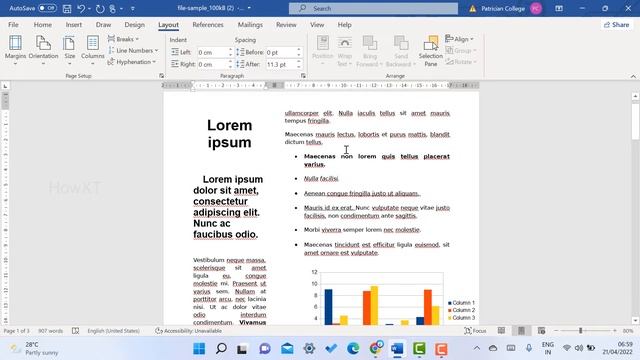How to make 2 or more column in Microsoft word 2022 смотреть онлайн