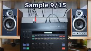 YAMAHA RX15 Drum Machine Sound Check / Some Rhythm Patterns