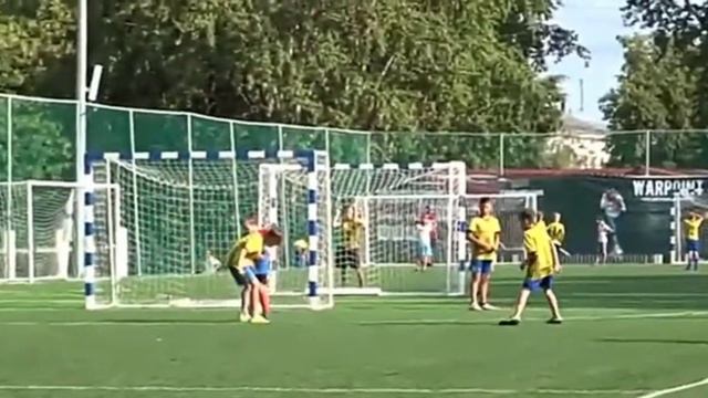 Мои 2 гола в ворота команды Технарь / упала камера смотреть онлайн