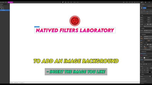 Webflow | Gradient and Image Text