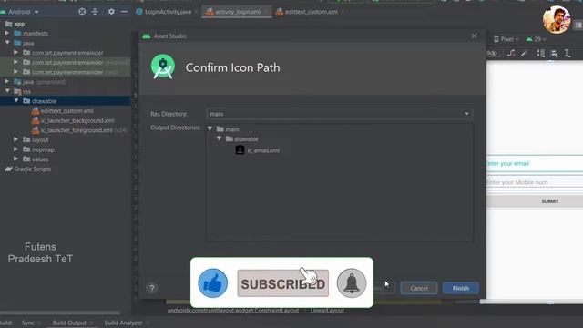 Customizing EditText in Android (Tamil) Attractive design | Bootstrap like [PART-9] смотреть онлайн