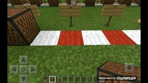 Музыка Папируса из Андертейл в Майнкрафте на нотных блоках