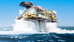 Экстремальная работа на морской буровой установке