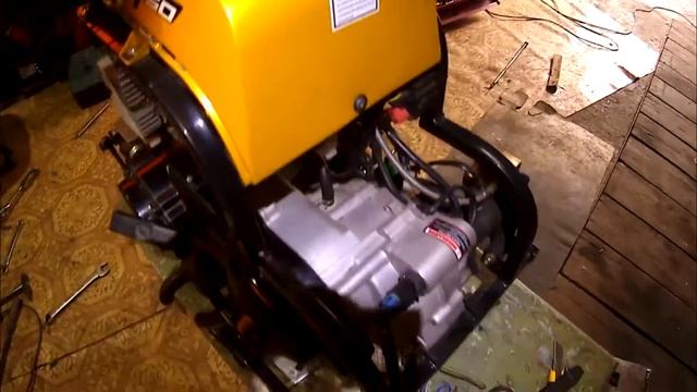 Динго Т 150 попытка уменьшить вибрацию двигателя смотреть онлайн