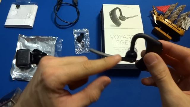 Обзор и распаковка Bluetooth Гарнитуры Plantronics Voyager Legend Космическая связь смотреть онлайн
