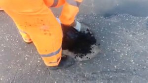 Холодный асфальт из фрезерованной асфальтовой крошки