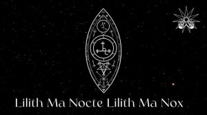 Мантрическая медитация для сонастройки с Лилит  в аспекте "Темная Мать",  "Мать Тьма" , "Мать Ночь"
