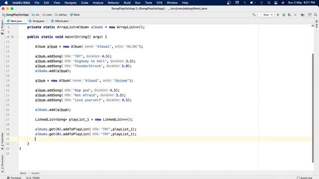 Music Player App | Core Java and OOPs | Java OOPs Project (Intermediate)