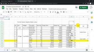 Membuat link spreadsheet excel online !