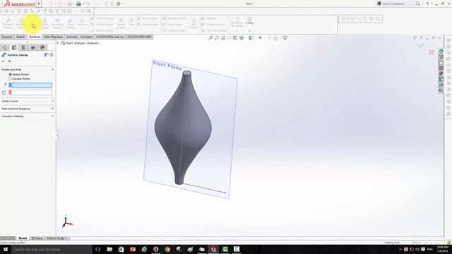 Уроки Solidworks 2016 "Кристалл"