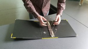Папка у фірмовому стилі на 4 кільця для бізнес курсів Висоцький/ Папка в фирменном стиле на 4 кольц
