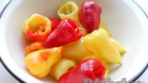 Перец, фаршированный капустой, на зиму