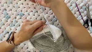 Часть 2. Как связать подклад для детского капора