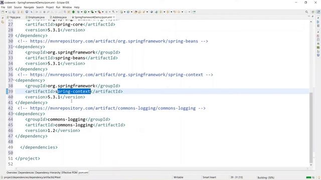 Step 00-03. Setting up a project for the spring framework(Adding core Dependencies) смотреть онлайн