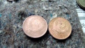 Чистка монет войлоком