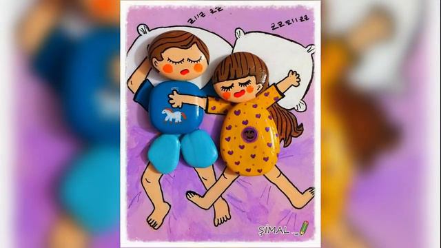 Pebble Art - Awesome painted pebble art Ideas | Best Easy Cute Stone Art Designs | Painting Stones смотреть онлайн