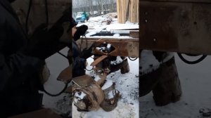 Ремонт рамы Урал лесовоз