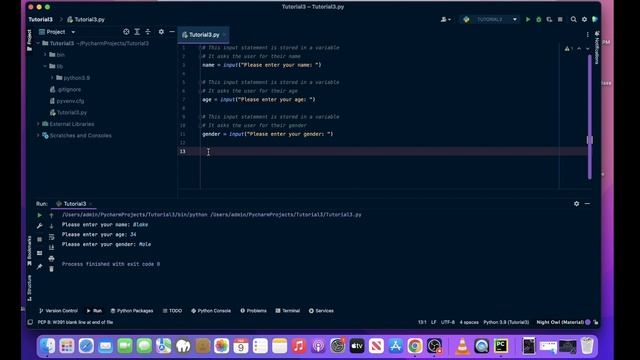 What are Input Functions in Python - Tutorial #3 | Python for Absolute Beginners