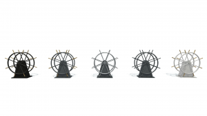 3D model. Steering wheel A v2. Рулевое колесо. Штурвал.