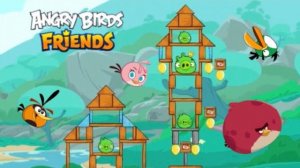 Играю за Бабблза, Хэла, Стеллу и Теренса в ANGRY BIRDS FRIENDS!