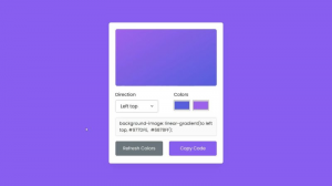 Создай свой генератор градиентного цвета для сайта используя HTML CSS и JavaScript | Gradient Color