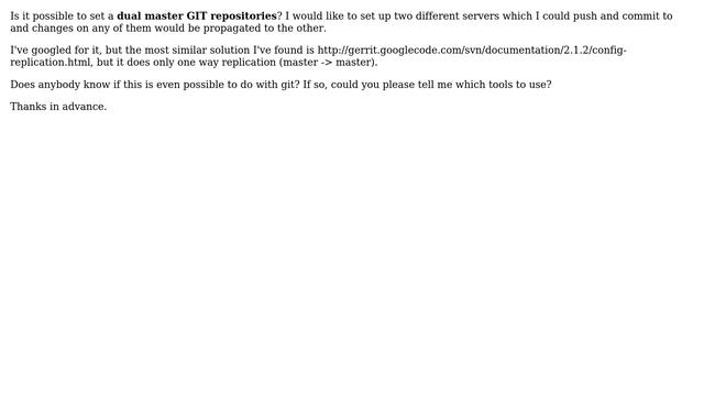 DevOps & SysAdmins: Git multi-master, is it possible? смотреть онлайн