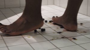 AURELIA BAREFOOT CRUSH - FEET SIZE 41 -BLUE BERRIES CRUSHED