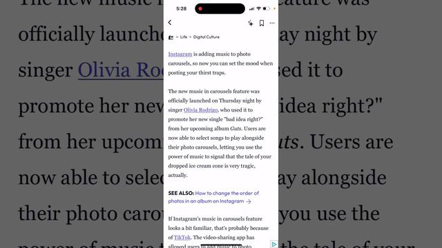 How to add music to Instagram carousel? смотреть онлайн