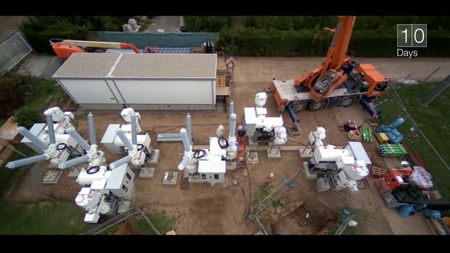 Электроподстанция за месяц?Строительство?
