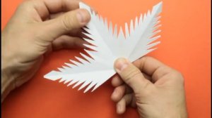 Снежинки из бумаги. 5 простых и красивых снежинок из бумаги.