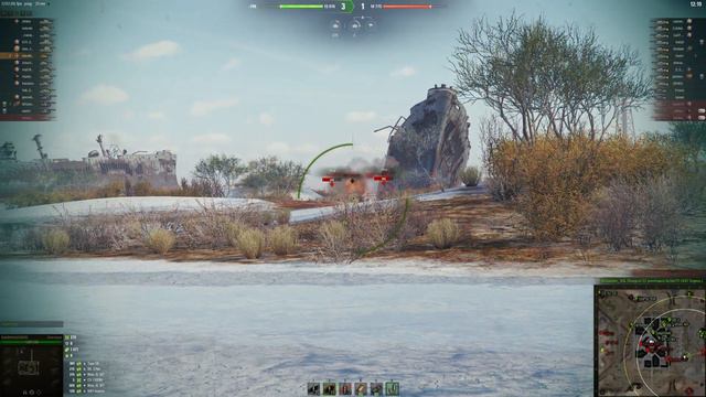 Bat.-Châtillon Bourrasque, Затерянный город, Встречный бой