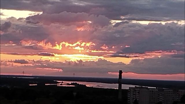 Кострома .Красивый закат.