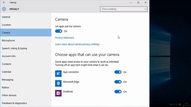 057 Windows 10 Параметры конфиденциальности