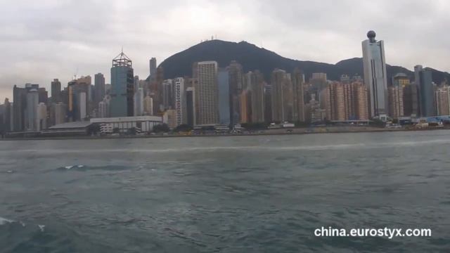 Паром Гонконг-Ченг Чау: чёрный дым от лодки (Ferry Hong-Cheng Chau: black smoke from the boat) смотреть онлайн