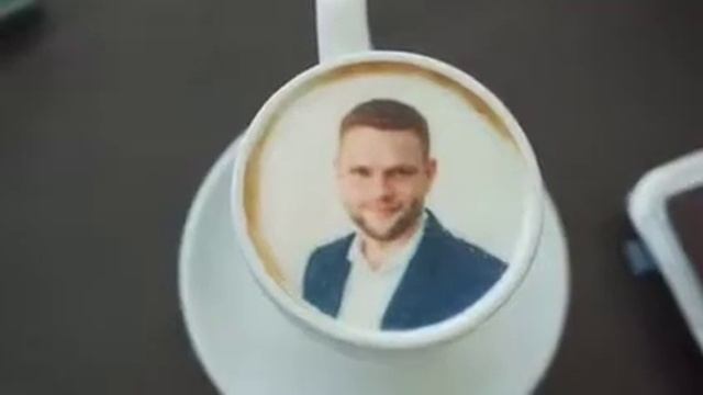 Фотография на кофейной пенке! смотреть онлайн