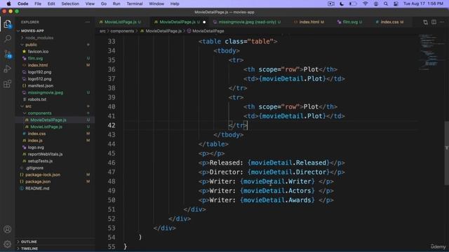 Detail Page - React JS for the Absolute Beginner