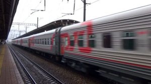 "Первый ЭП20 с гофрами!" Электровоз ЭП20-067 со скорым дневным поездом №70 "Москва - Липецк"